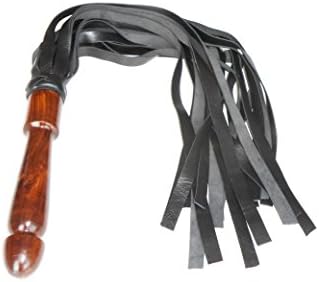 Quality Extra Long Hand Made Wooden Hadle Premium Leather Flogger/whip.