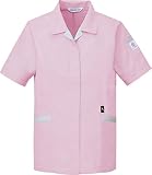 自重堂(JICHODO) レディース 半袖 スモック アクアドライ 男女ペア jd-84335-b ローズピンク ５Ｌ