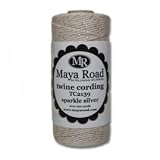 Maya Road Sparkle Silver Twine Cording