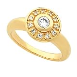 14K White or Yellow Gold Diamond Engagement Ring - 0.42 Ct., 0.75 Ct., 1.00 Ct. or 1.25 Ct.