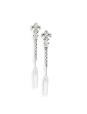 Mud Pie Fleur De Lis Cocktail Fork Set, 5-1/2-Inch