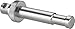 Kupo Baby 5/8-Inch (16mm) Stud, 108mm long for 3 & 4 Way Clamp, KG005512