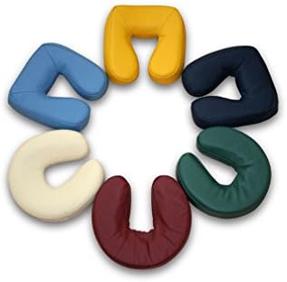 Salon SPA Body work therapy GYM MASSAGE Tables Bed Face Pillows (COLORS & SHAPES) (Standard Face Pillow, Black)