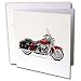Greeting Card Picturing Picturing Harley Davidson Motorcycle