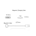 iPhone Charger, Gaoye Metal Magnetic 8 Pin Lightning Cable USB Intelligent Charging Cord Data Sync Charger Cord for Apple iPhone 6s 6 Plus SE 5 5s 5c iPad Air iPad Mini iPod Touch Line 3.3 Feet