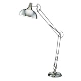 Adesso Atlas Floor Lamp, Satin Steel by Adesso