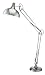 Adesso Atlas Floor Lamp, Satin Steel