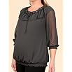 A Pea in the Pod: 3/4 Sleeve Beaded Detail Maternity Blouse