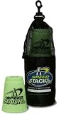 Speed Stacks GLOW GREEN Competition Cups Stackpack 12 Cups/Bag & Instructional DVD