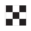Checkered 3ft x 3ft Nylon Flag
