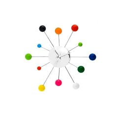 Karlsson KA5127 Wanduhr Mixed Spider multicolor Stahl chrome