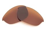 New VL Polarized Bronze Brown Replacement Lenses for the Oakley Half Sunglasses