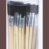 Review S&S Worldwide  / Bristle Brush Assortment Pack (Pk/72), Black