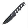 Combat Commander, Black Stainless Handle, Black Blade, Plain