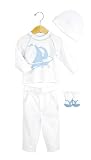 Elegant Baby Tropical Fashion Set- 6 mos- Sailboat