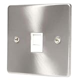 SATIN CHROME RJ45 NETWORK SOCKET  C442BCW