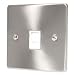 : SATIN CHROME RJ45 NETWORK SOCKET C442BCW