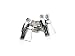 Wedding Bride and Groom Silver Cufflinks with Presentation Box