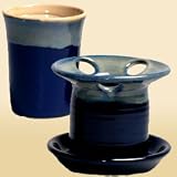 Toothbrush Holder & Cup Set - Blue