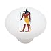 Egyptian God Anubis Decorative High Gloss Ceramic Drawer Knob