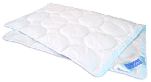 Träumeland T060191 Einziehdecke Malve Sommerdecke für Baby und Kleinkind mit Tencel 100 x 135 cm