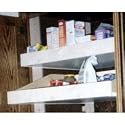 Cabinet Organizer - Roll-Out Shelf Hi-Back (Maple) (3"-6"h x 16"w x 19"d)