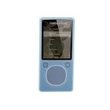 MICROSOFT ZUNE 4GB/8GB BLUE Premium Silicone Skin Protective Silicon Cover Case With Armband And LCD ...Plus FREE Neck Strap / Lanyard!!!