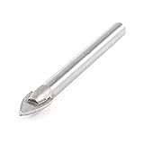 uxcell　ガラスドリルビット　シルバートーン　超硬チップ　10mmのカッティング径