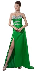 Sequined Lace Sweetheart Sleeveless Charmeuse/Satin Prom Dress 
