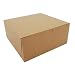 Southern Champion Tray 0961K Kraft Paperboard Non Window Lock Corner Bakery Box, 9" Length x 9" Width x 4" Height (Case of 200)