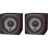 Pyle Home PCB3BK 3-Inch 100-Watt Mini Cube Bookshelf Speaker (Black)