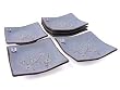 6 pc Japanese appetizer plate set Sakura LB