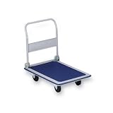 Buy Folding Platform Truck, 660 Lb , 36 x 24 3 4 , Blue Gray by Sparco