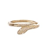 GUESS Rhinestone Snake Bracelet, GOLD