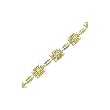 10K Two Tone Gold Filigree Bracelet - 7"