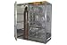 Aluminum Combination Gas Cylinder Cabinet - 8 Horizontal & 10 Vertical Capacity