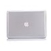 Ruban Retina 12-inch CRYSTAL CLEAR Rubberized Hard Case and Keyboard Cover for MacBook 12