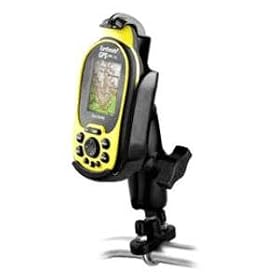 DeLorme RAM Motorsports Mount Secures your Earthmate PN Series handheld GPS to your ATV, motorcycle, or snowmobile