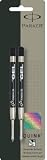 Parker Refill for Retractable Gel Ink Pens, Medium, Black Ink, 2 per Pack (30525PP)