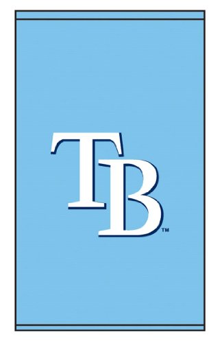 Roller Shades MLB tampa Bay Rays Cap Logo - Light Blue Background 0576_0004