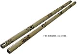 Filipino Kali Doce Pares Fire Burned Escrima Rattan Stick - 28-29 inches, 1 Piece