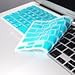 TopCase AQUA BLUE Keyboard Silicone Cover Skin for Macbook AIR 13