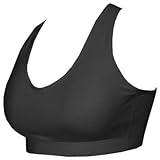 Saucony Women's Motion Sensor Bra (Black, 34D)