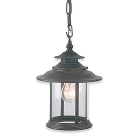 Royce Lighting RL2201SM ORB Outdoor 15 inch Convertible Lantern Oil Rubbed Bronze with Clear Globe by Royce Lighting