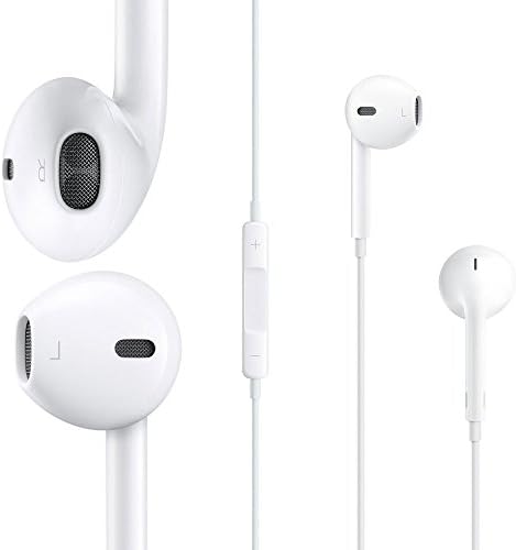 iPowerdirect® iPhone Earpods Highest Quality Sound Designed OEM Replacement Earphone Headphone Headset Handfree With Remote Control Mic Volume For iPhone 6 6S Plus 5S 5 5c 4S 4 All iPod And iPad