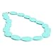 Chewbeads Hudson Teething Necklace, 100% Safe Silicone - Turquoise
