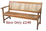 Bridgman Teak 157cm Bench