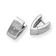 Diamond and Sterling Silver Earrings