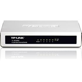 TP-Link 5-Port 10/100 Unmanaged Mini Desktop Switch (TL-SF1005D) Plastic Case
