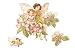 Wallies Cutouts 25 Apple Blossom Flower Fairies